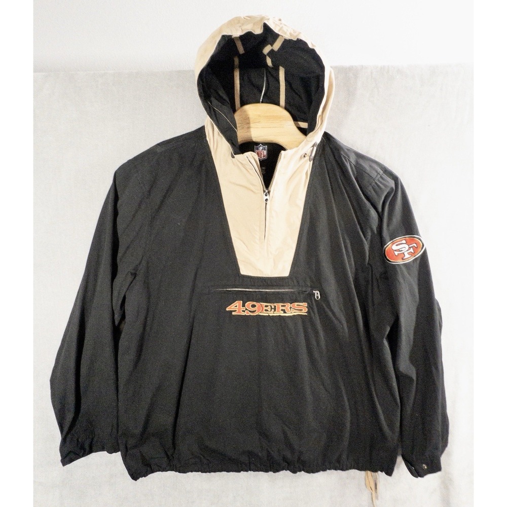 NFL San Francisco 49ers Anorak Hooded Parka Jacket Mens 3XL Football